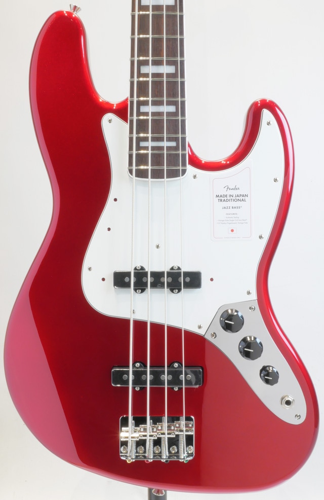 MADE IN JAPAN TRADITIONAL 70S JAZZ BASS (Candy Apple Red) Candy Apple Red BASS SIDE