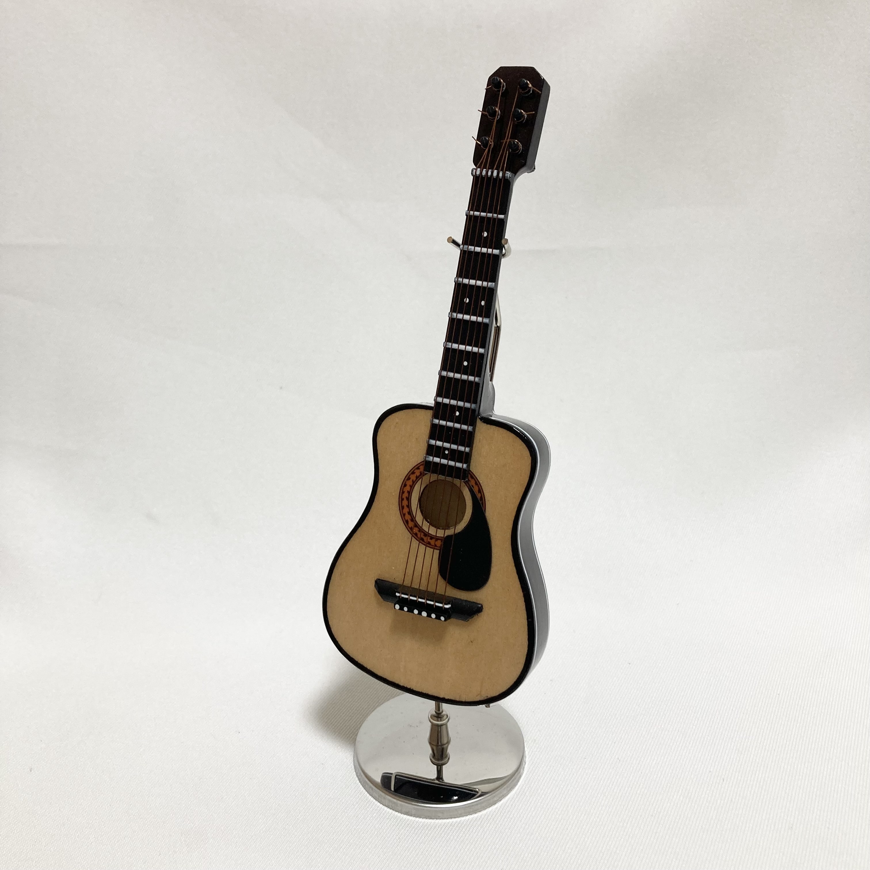 ミニチュア楽器 フォークギター 木製