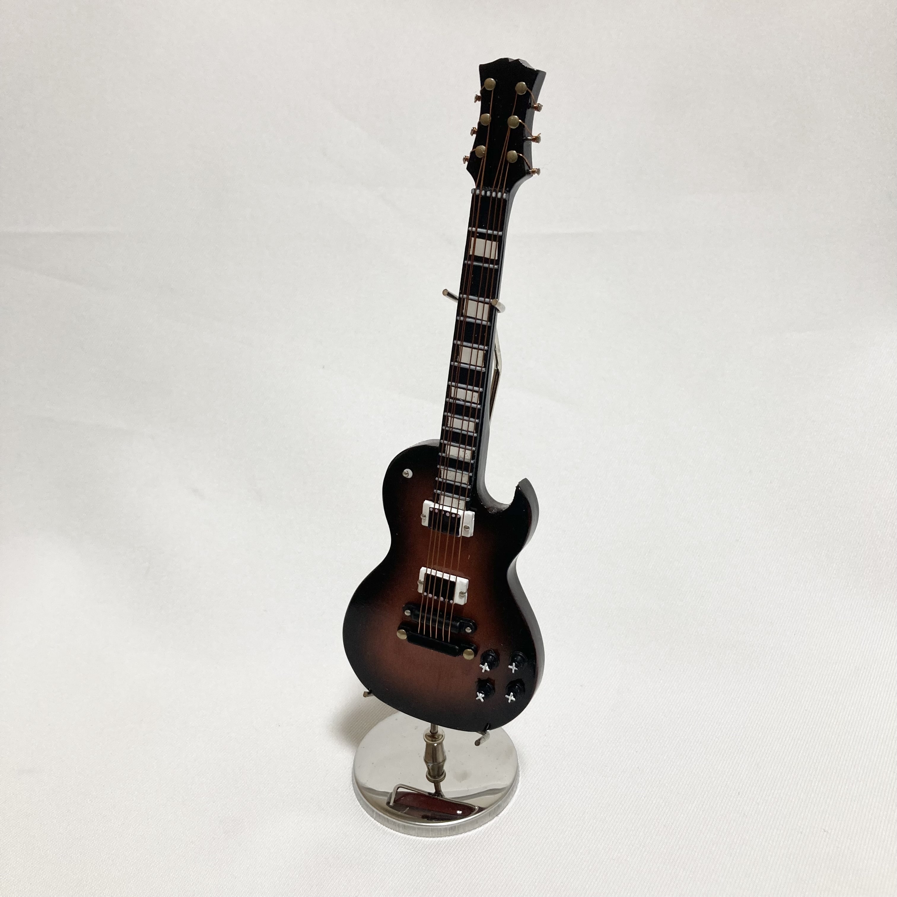 ミニチュア楽器 エレキギター(GE18-S) 木製