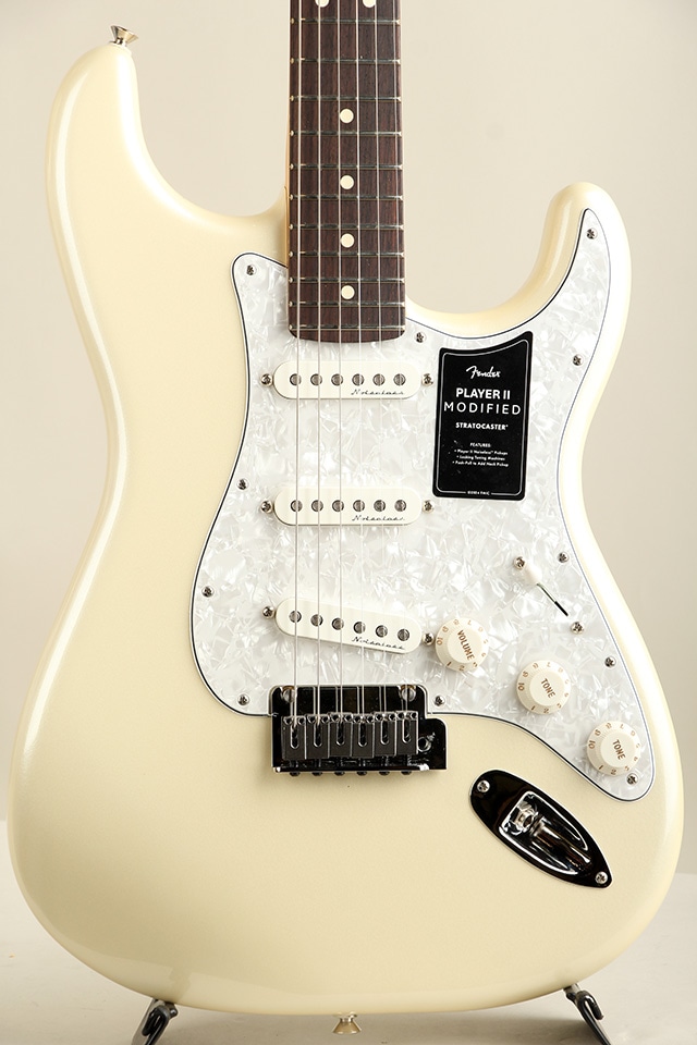 Player II Modified Stratocaster RW Olympic Pearl【S/N MX25005983】