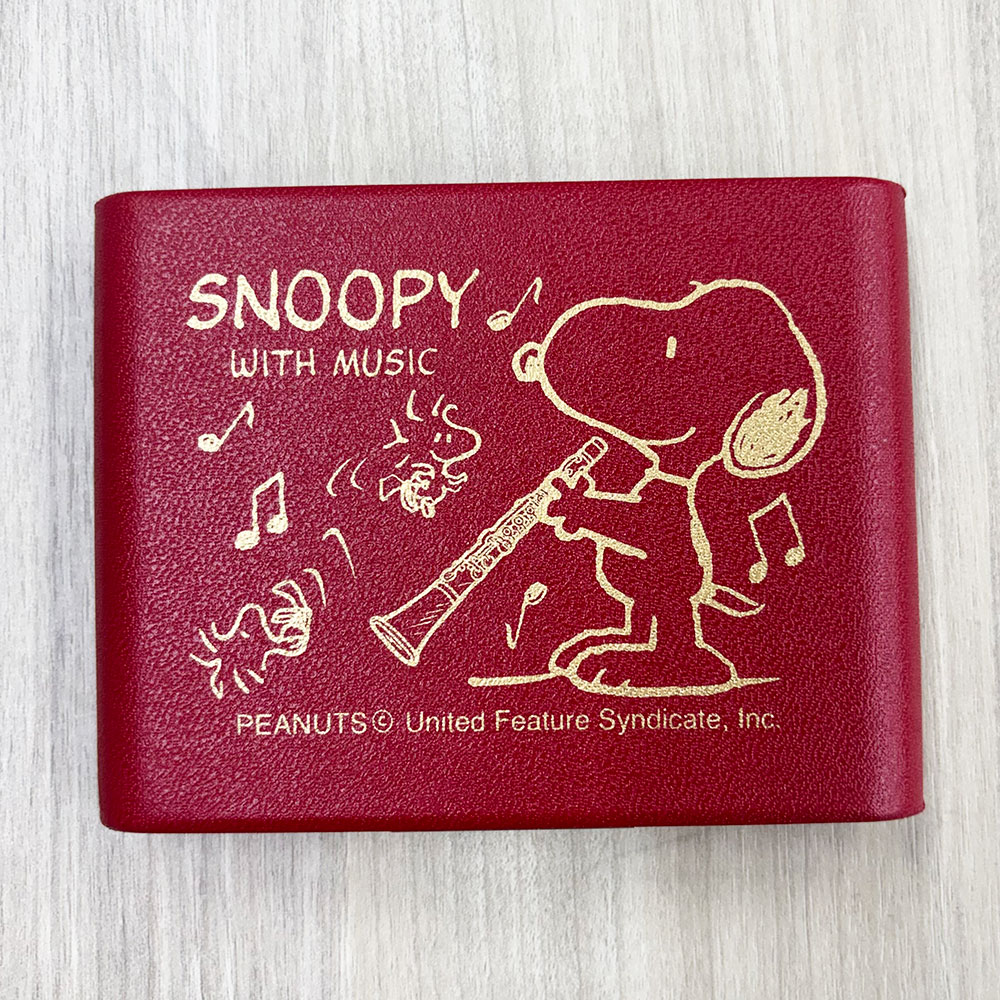 スヌーピー リードケース B♭クラリネット用 レッド