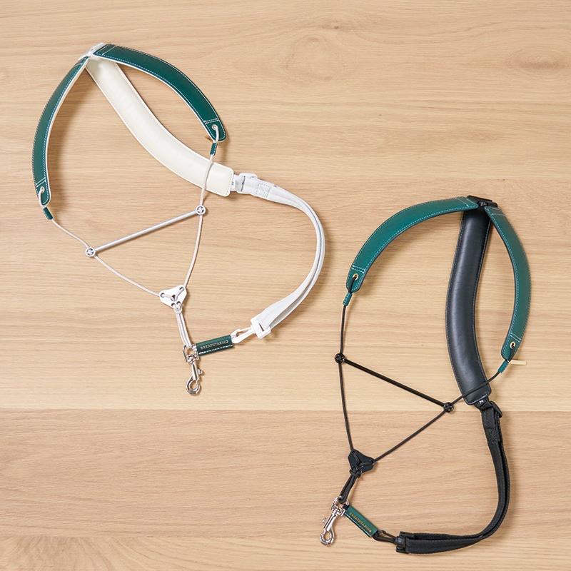 ブレステイキングサックスストラップ三木楽器200周年限定カラー【オーシャンブルー×ホワイト Mサイズ】 ホワイト M Wind Forest