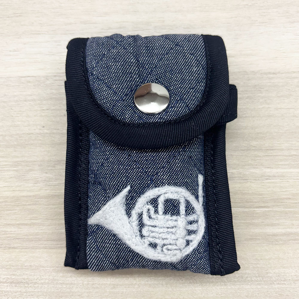 マウスピースポーチ フレンチホルン用 デニム デニム Wind Forest