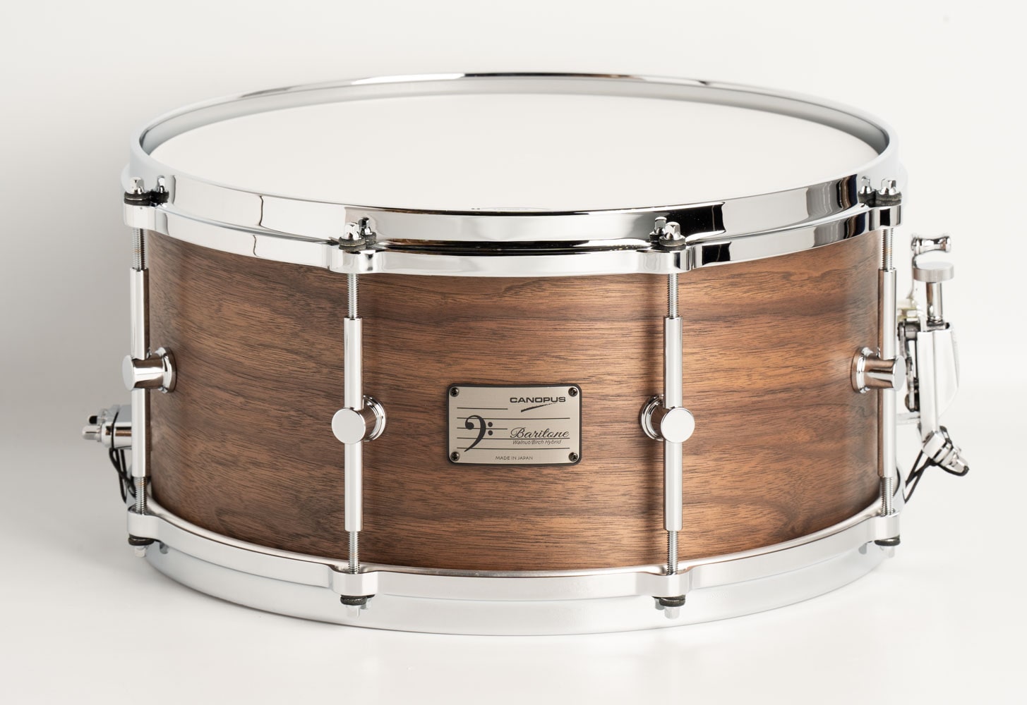 BA-1470 Baritone Snare Drum Walnut / Birch 10ply 8mm Shell