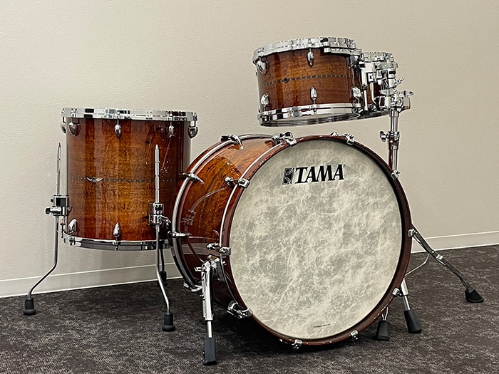 Star Bubinga Drum 4pc Kit 22" 10" 12" 16" Sunset Acacia Burst