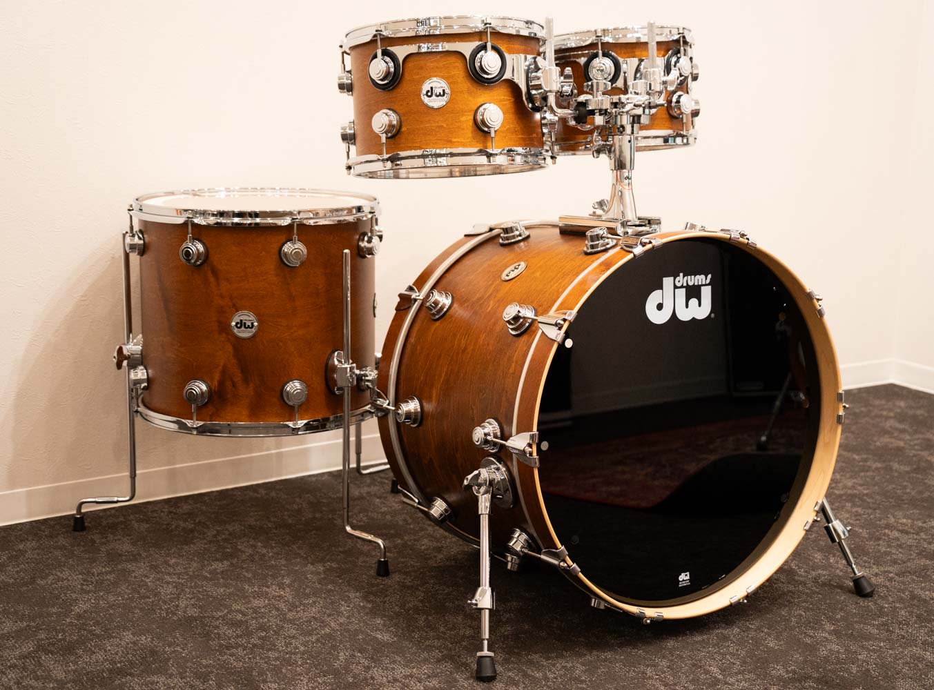 Collector's Pure Maple Series 4点セット Satin Oil Finish Honey 22" 10" 12" 16" Standard Shell Type