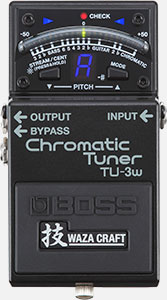 TU-3w WAZA CRAFT Chromatic Tuner