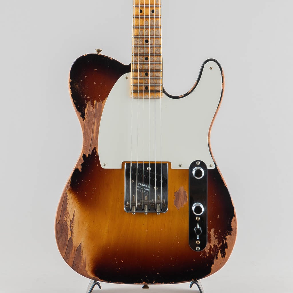 Limited Edition 50s Cocked-Wah Pine Esquire Super Heavy Relic/Wide Fade 2-Tone Sunburst