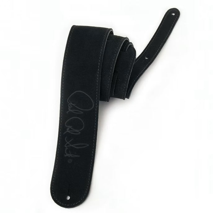 Suede Guitar Strap Black