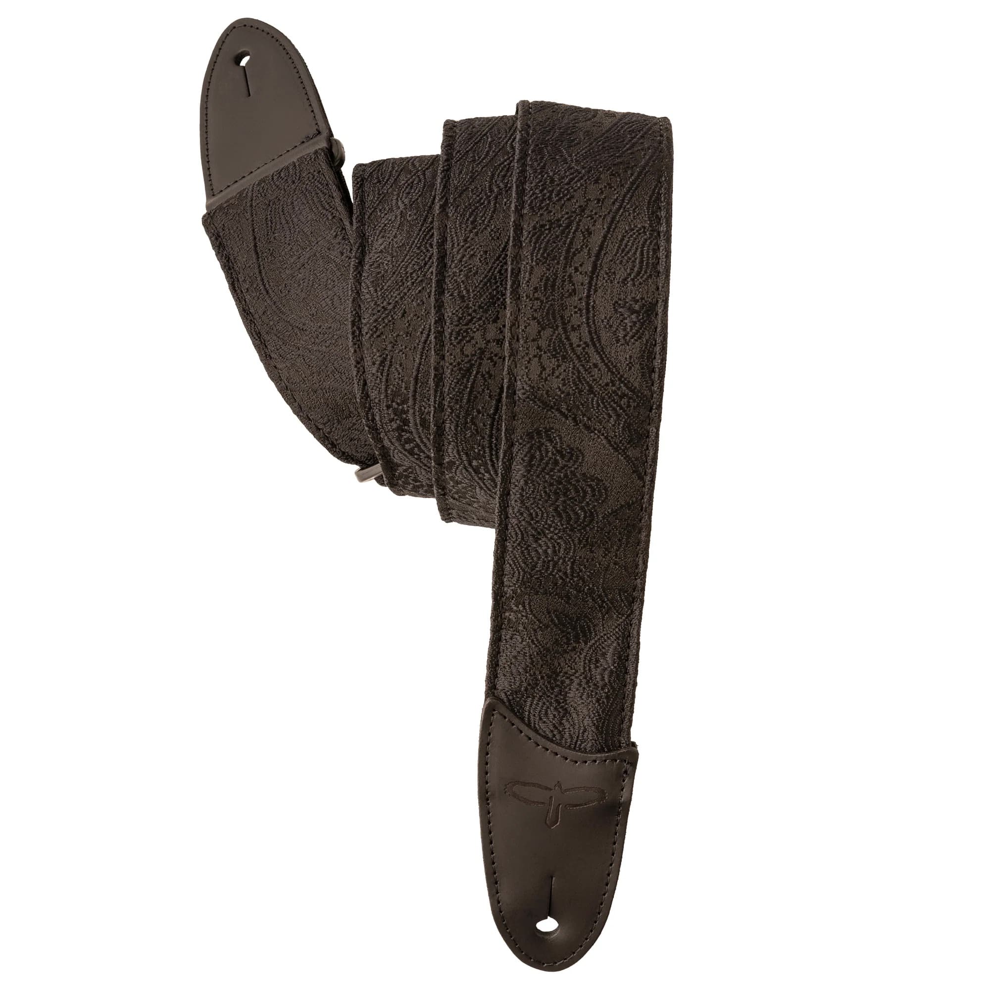 2" Paisley/Nylon Strap Black