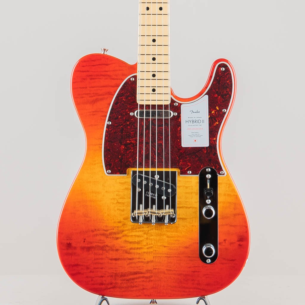 2024 Collection Made in Japan Hybrid II Telecaster/Sunset Orange Transparent/M