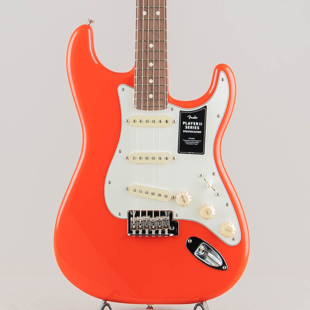 Player II Stratocaster/Coral Red/R