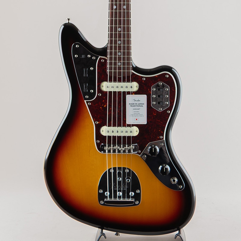 Made In Japan Traditional 60s Jaguar/3-Color Sunburst/Rosewood Fingerboard