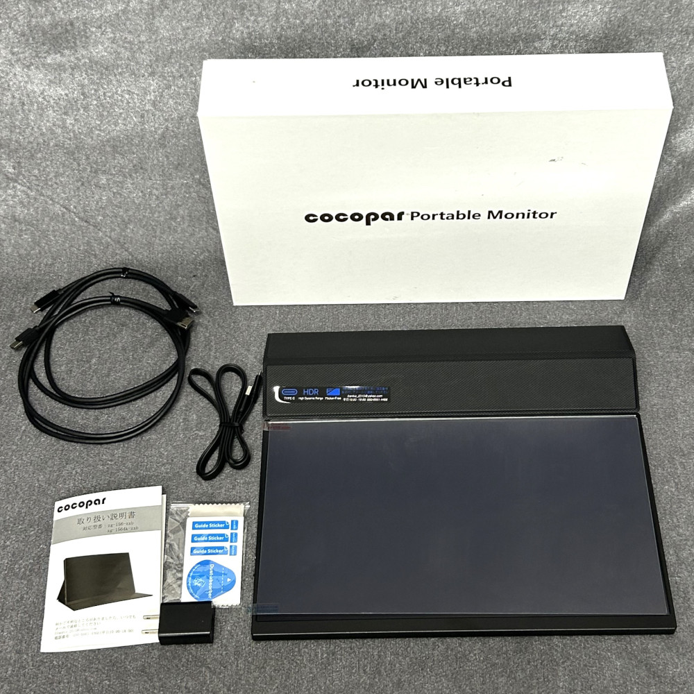 《中古品》 モバイルモニター モバイルディスプレイ 15.6インチ cocoparスイッチ用モニター 非光沢IPSパネル zg-156zxb