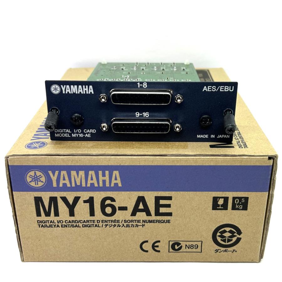 中古（目立った傷や汚れなし）《中古品》 YAMAHA ヤマハ MY16-AE 16チャンネルAES/EBU入出力カード