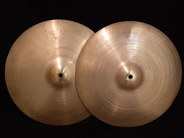 【VINTAGE】60s & Early 70s OLD A 14" Hi hats  867g、914g