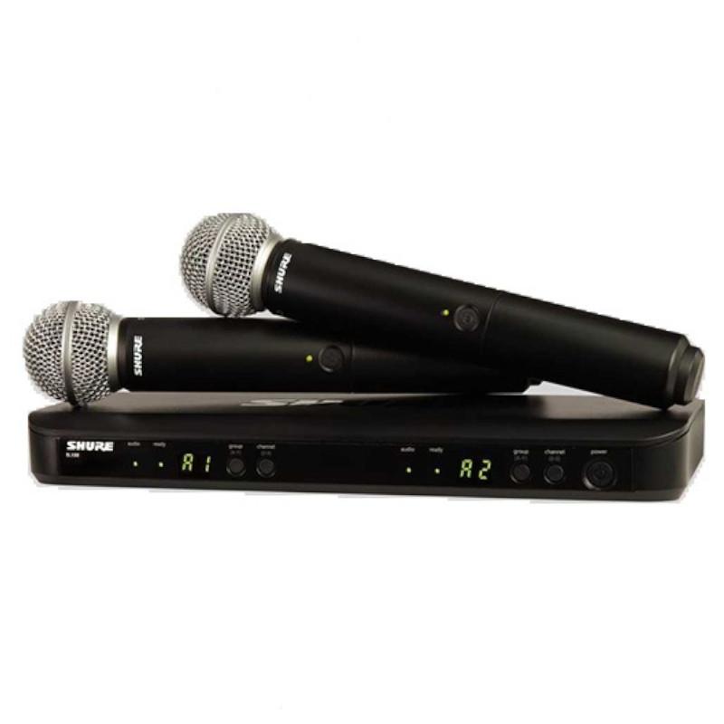 ワイヤレス マイク システム デュアル ボーカル SHURE シュアー BLX288J/SM58-JB