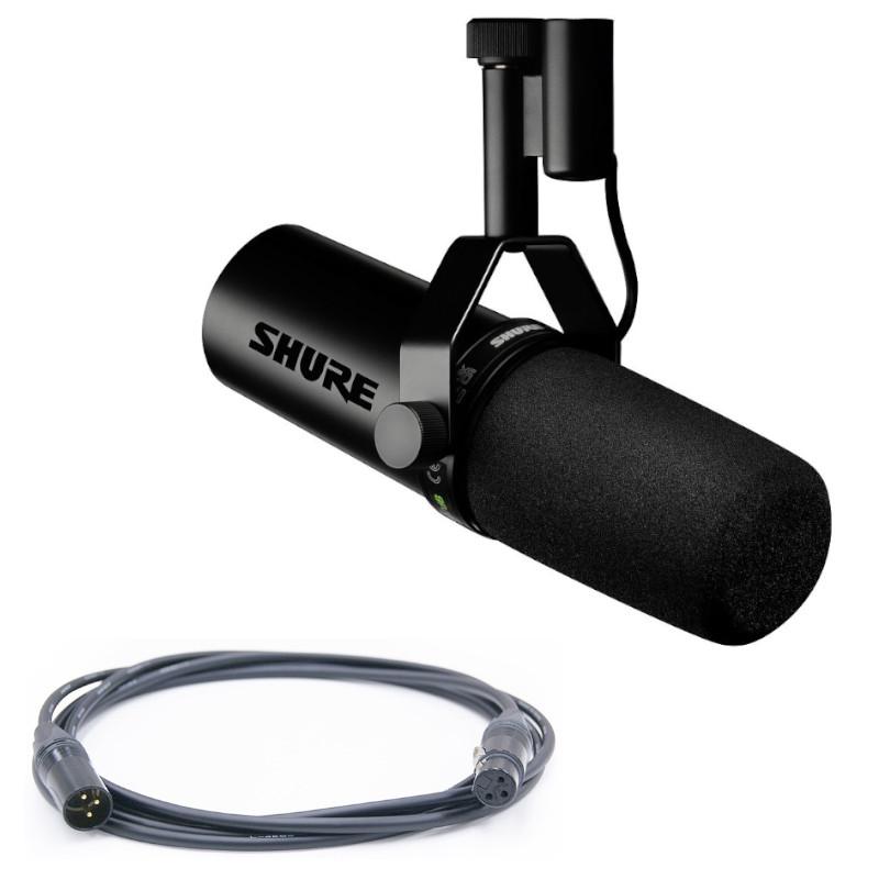 ダイナミック マイク カーディオイド型 SHURE SM7dB 《国内正規品 2年保証》 + EC03B 3m XLRケーブル