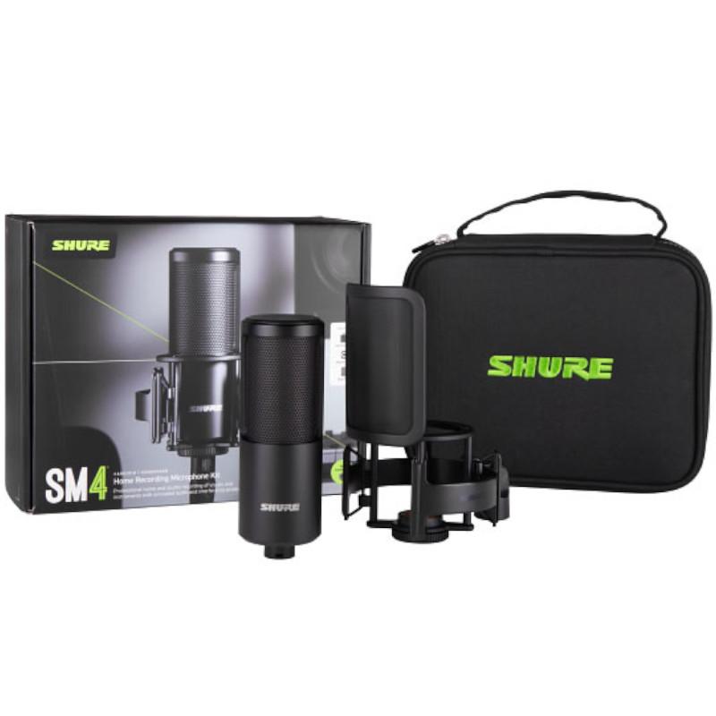 ホームレコーディングマイクロホンキット SHURE SM4 -K-KIT-J 【正規輸入品 】