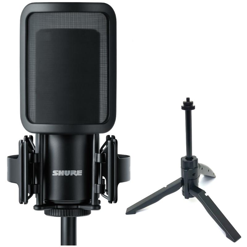 ホームレコーディングマイクロホンキット SHURE SM4 -K-KIT-J 【正規輸入品 】 + 卓上スタンド