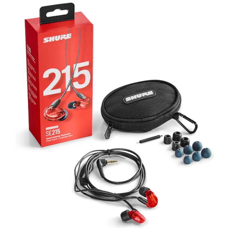 SHURE 高遮音性  シュアー SE215SPE-RD-A 《国内正規品 2年保証》