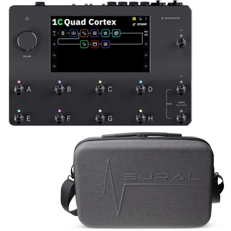 Neural DSP Quad Cortex [フロアプロセッサー] + QUAD CORTEX専用GIGCASE セット