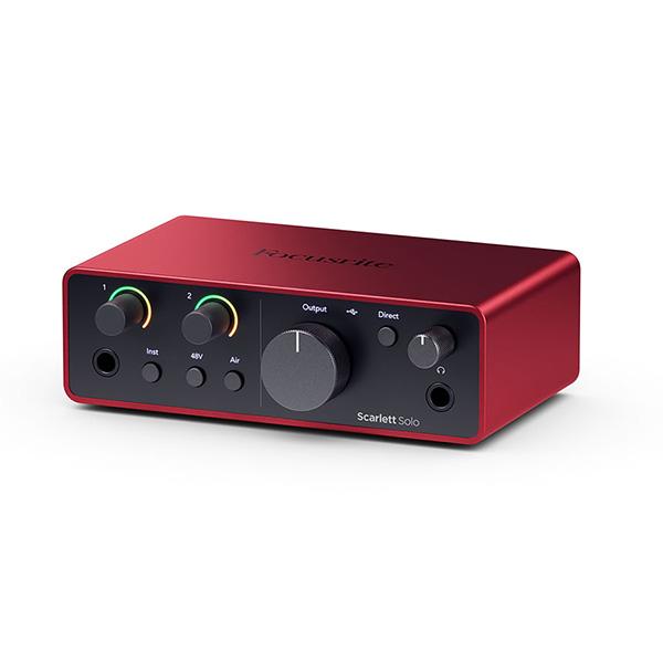 Focusrite オーディオ インターフェイス Scarlett Solo 4th Gen フォーカスライト DTM