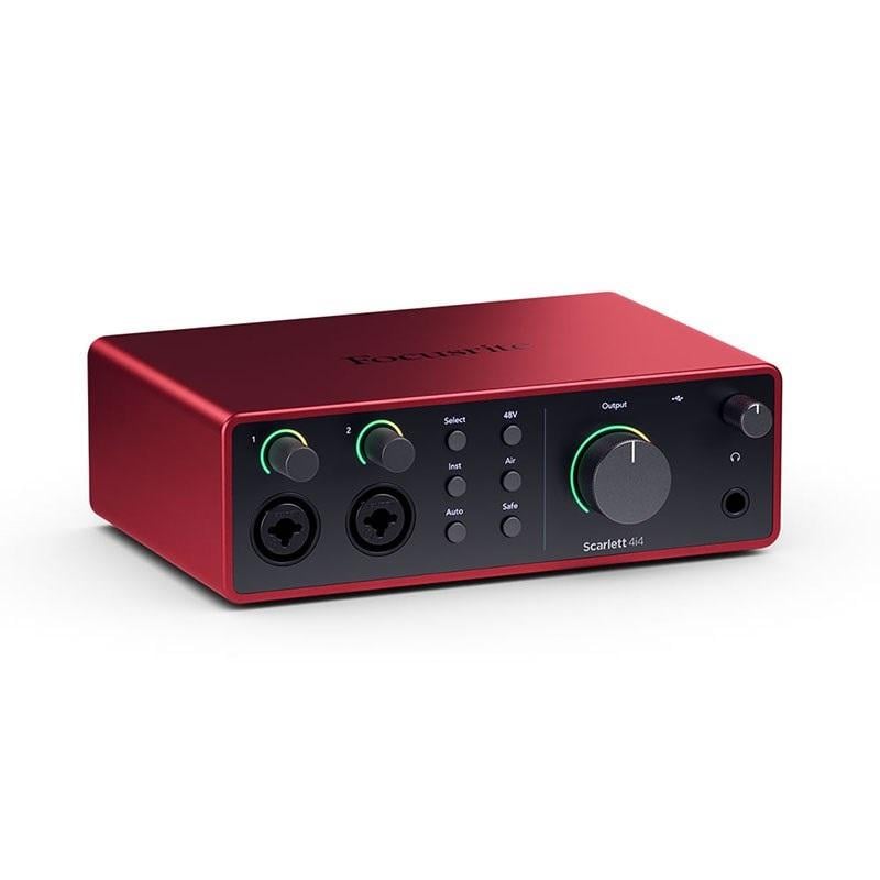 Focusrite オーディオ インターフェイス Scarlett 4i4 4th Gen フォーカスライト DTM