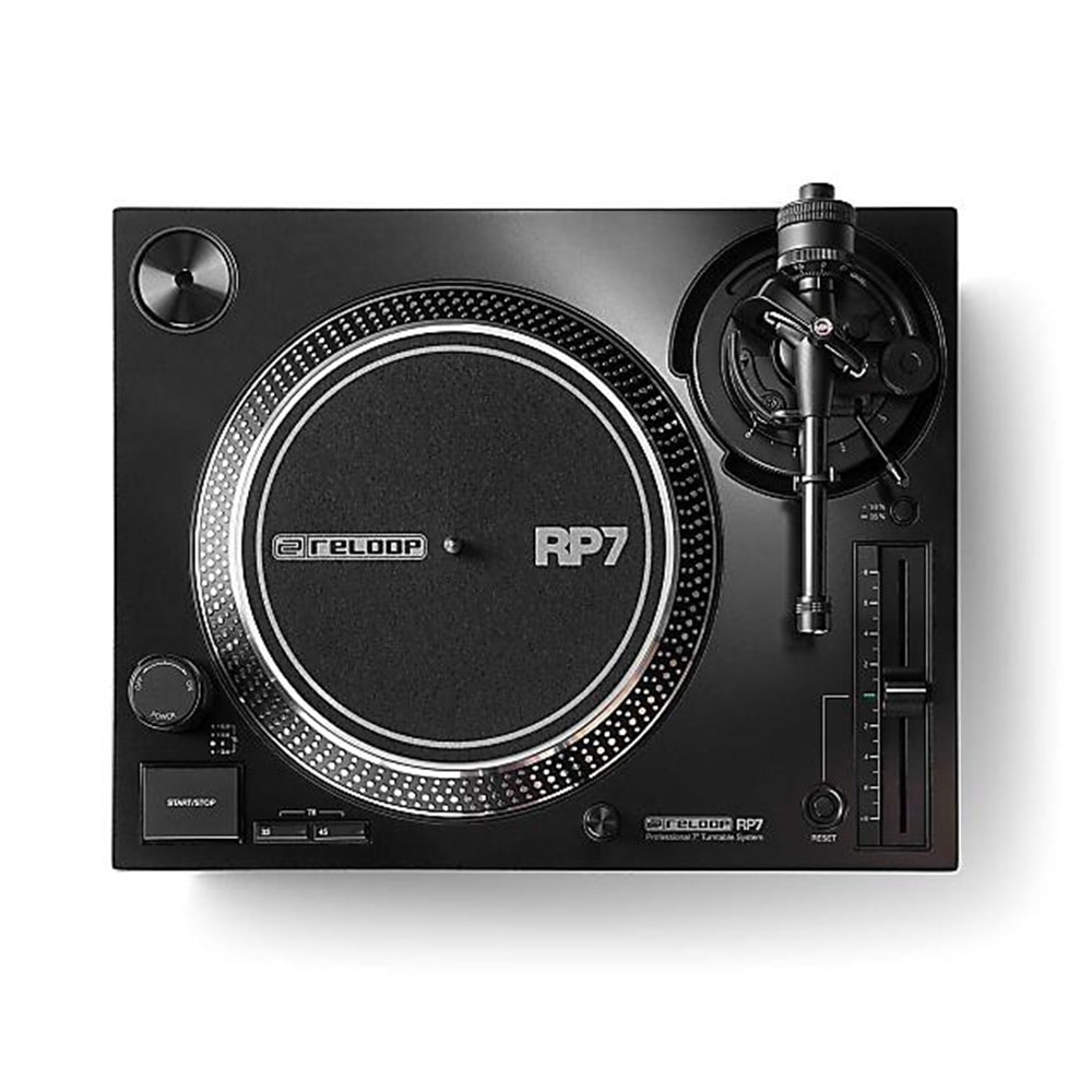 Reloop 7インチ専用 ターンテーブル RP-7 (ヘッドシェルとカートリッジは別売り)