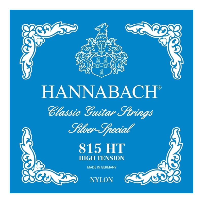 HANNABACH 815HT BLE / ハイテンション シルバースペシャル ハナバッハ クラシックギター用弦セット 【ネコポス】
