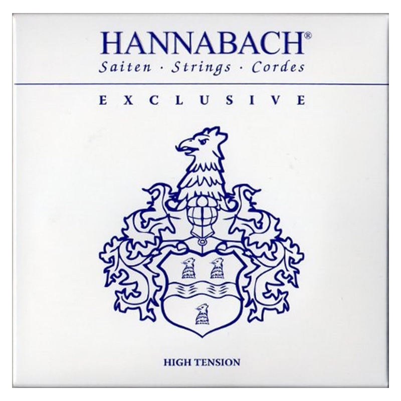 HANNABACH Exclusive Blue / ハイテンション エクスクルーシヴ ハナバッハ クラシックギター用弦セット 【ネコポス】