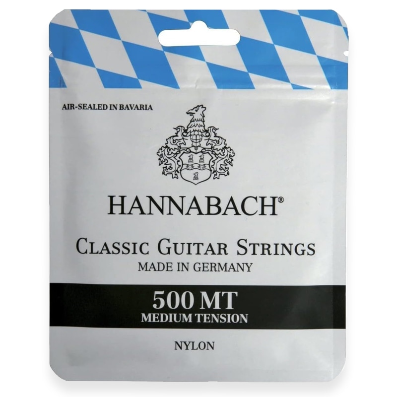 HANNABACH 500 / ミディアムテンション ハナバッハ クラシックギター用弦セット 【ネコポス】