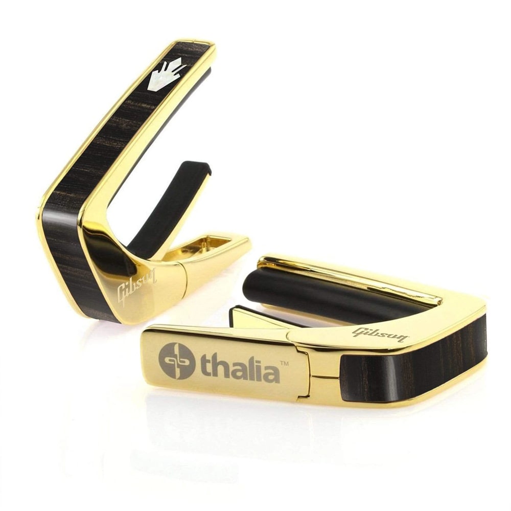 タリア カポ ギブソン ライセンスド・モデル Thalia Capos Gibson HOLLY Series / 24K GOLD / ギター 12インチフレットパッド付属