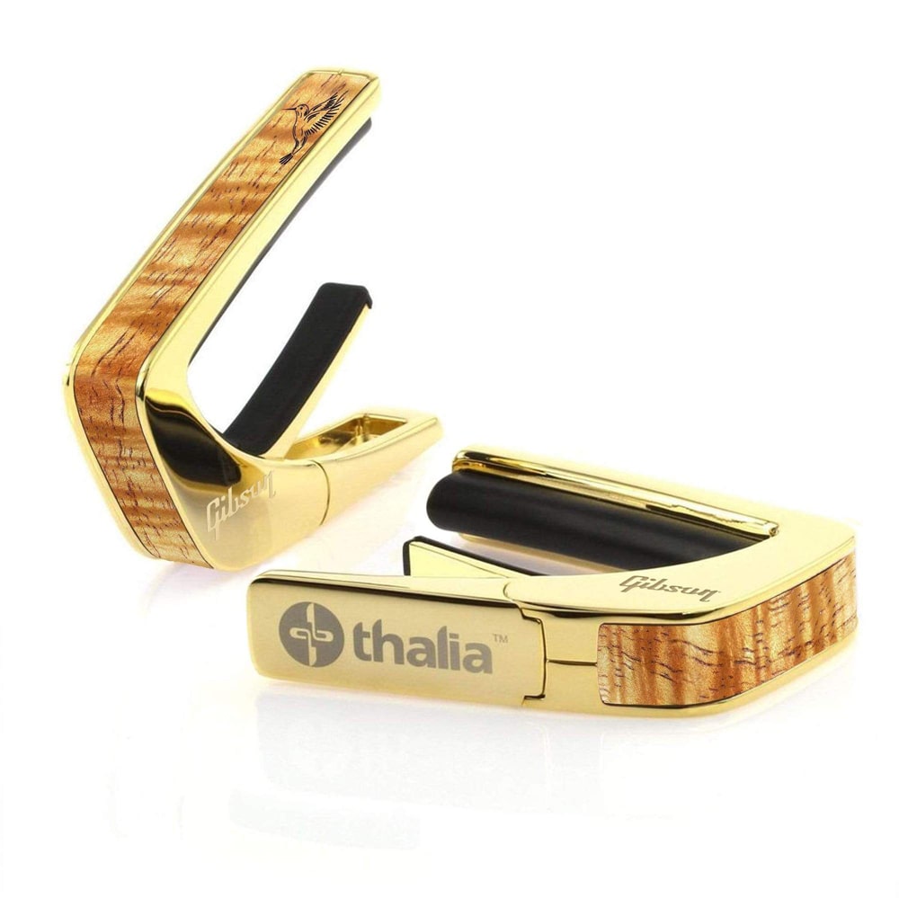 タリア カポ ギブソン ライセンスド・モデル Thalia Capos Gibson Hummingbird Nose HAWAIIAN KOA / 24K GOLD / ギター 10/12インチフレットパッド付属