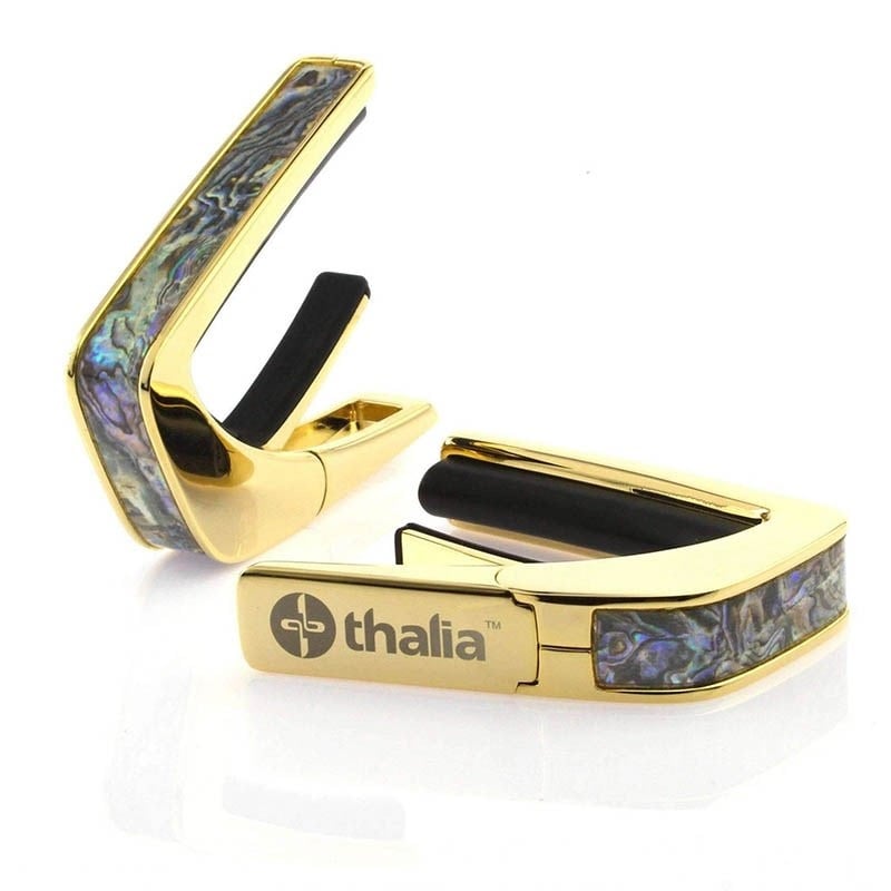 タリア カポ Thalia Capos Exotic Shell Series DRAGON ABALONE / 24K GOLD / ギター 12インチフレットパッド付属