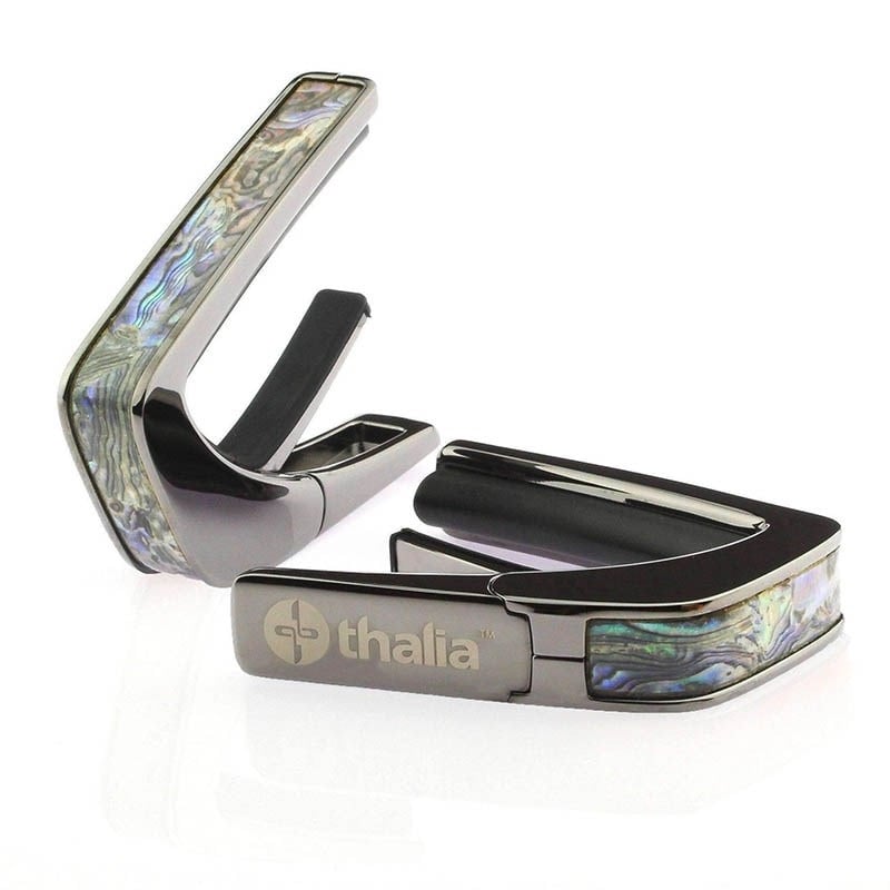 タリア カポ Thalia Capos Exotic Shell Series DRAGON ABALONE / Black Chrome / ギター 12インチフレットパッド付属