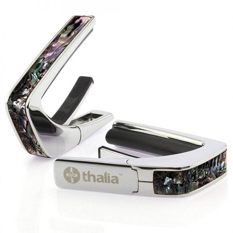 タリア カポ Thalia Capos Exotic Shell Series MEXICAN GREEN HEART / Chrome / ギター 12インチフレットパッド付属