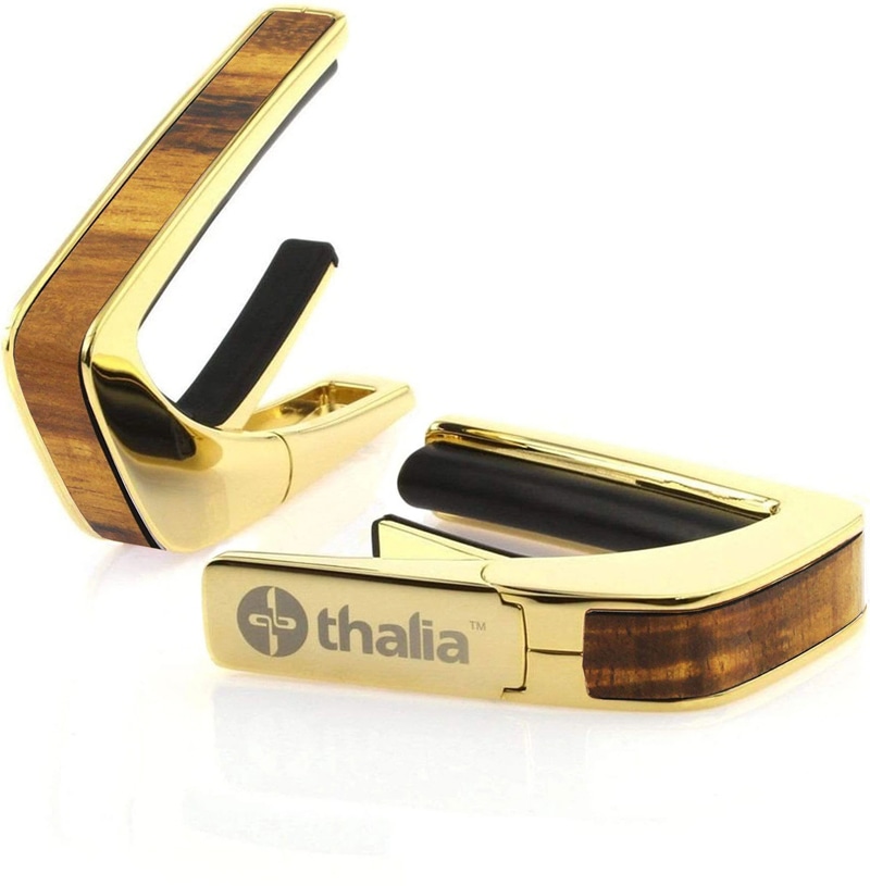 タリア カポ Thalia Capos Exotic Wood Series HAWAIIAN KOA / 24K GOLD / ギター 12インチフレットパッド付属