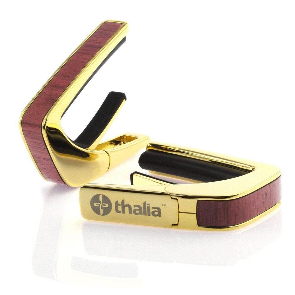 タリア カポ Thalia Capos Exotic Wood Series PURPLE HEART / 24K GOLD / ギター 12インチフレットパッド付属