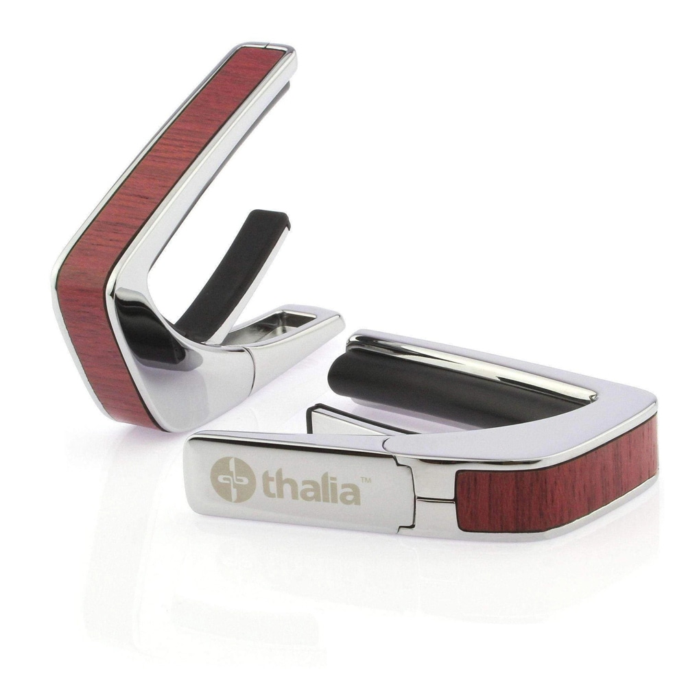 タリア カポ Thalia Capos Exotic Wood Series PURPLE HEART / Chrome / ギター 12インチフレットパッド付属