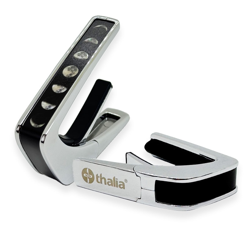 タリア カポ Thalia Capos Limited Series Moon Phases on Pearl / Chrome / CH-MoonPhasesonPearl ギター 12インチフレットパッド付属