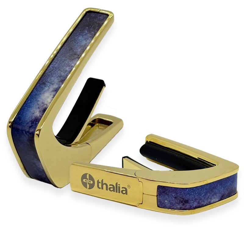 タリア カポ Thalia Capos Limited Series PEARL MILKY WAY / 24K GOLD / 24KG-P.MILKEYWAY ギター 12インチフレットパッド付属
