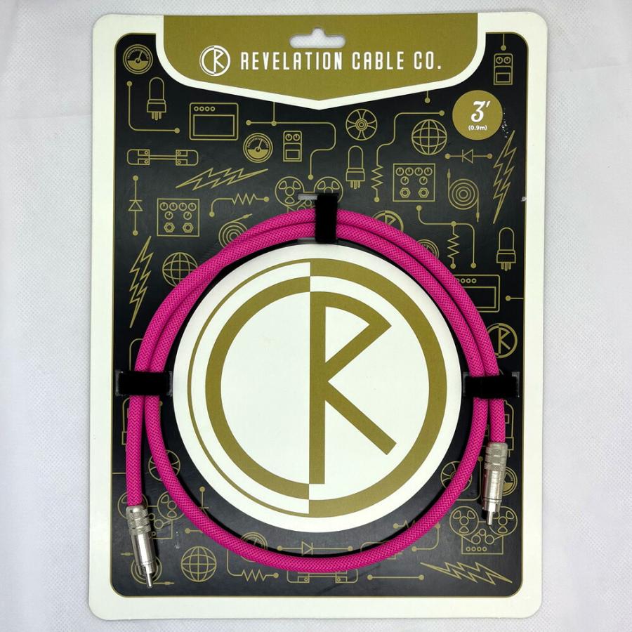 Revelation Cable RCA-Cable Pink - Van Damme Pro Grade Classic XKE (長さ0.9m)