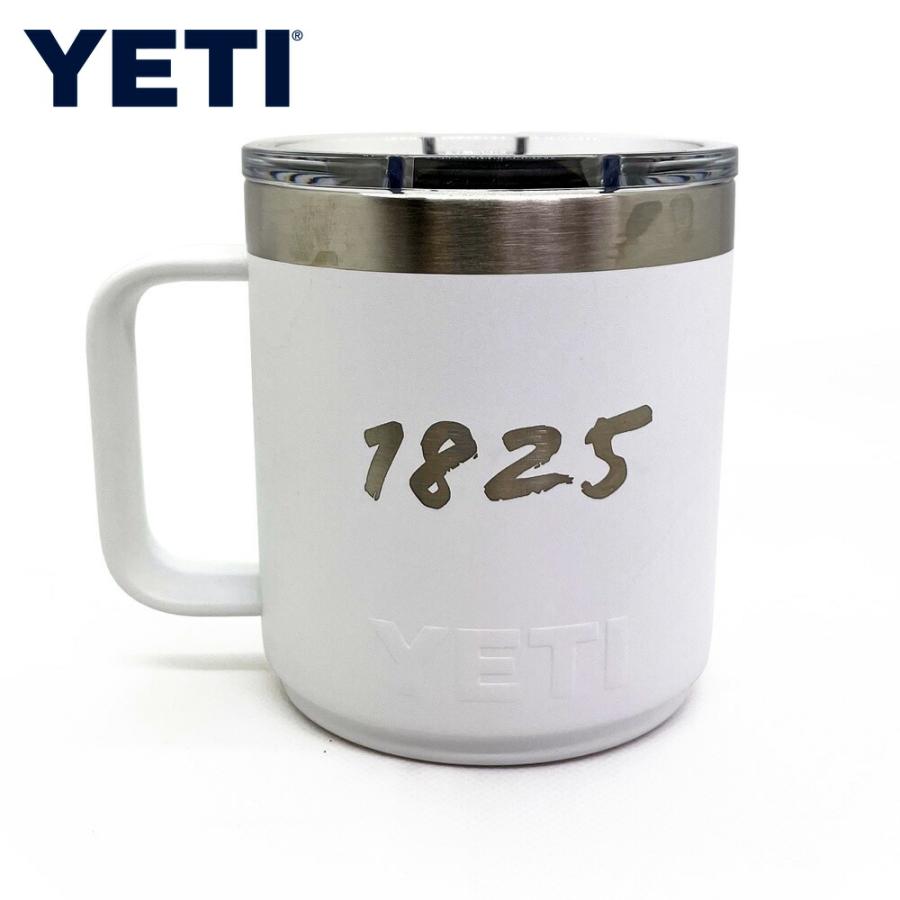 YETI イエティ ランブラー 10ozマグ ホワイト (スライド式蓋付き) 《MIKIオリジナル カスタムモデル》アウトドア キャンプ オフィス ギフト