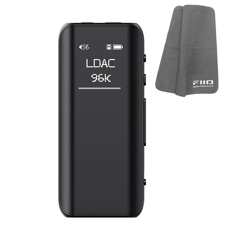 《ロゴ入りクロスプレゼント》FIIO Bluetooth アンプ レシーバー BTR15 ブラック (FIO-BTR15-B）