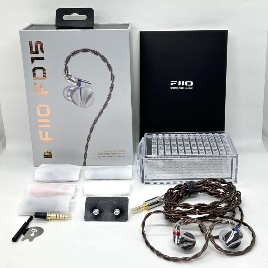 《アウトレット品》 FIIO インイヤーモニター型イヤホン FD15 シルバー (FIO-IEM-FD15-S)