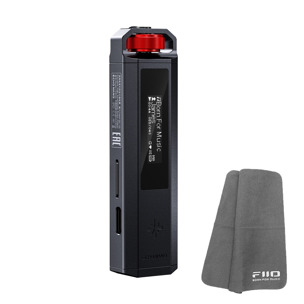 《8/7発売》 FIIO ポータブルオーディオプレーヤー Snowsky ECHO NANO ブラック (FIO-SSENANO-B) 《ロゴ入りクロスプレゼント》