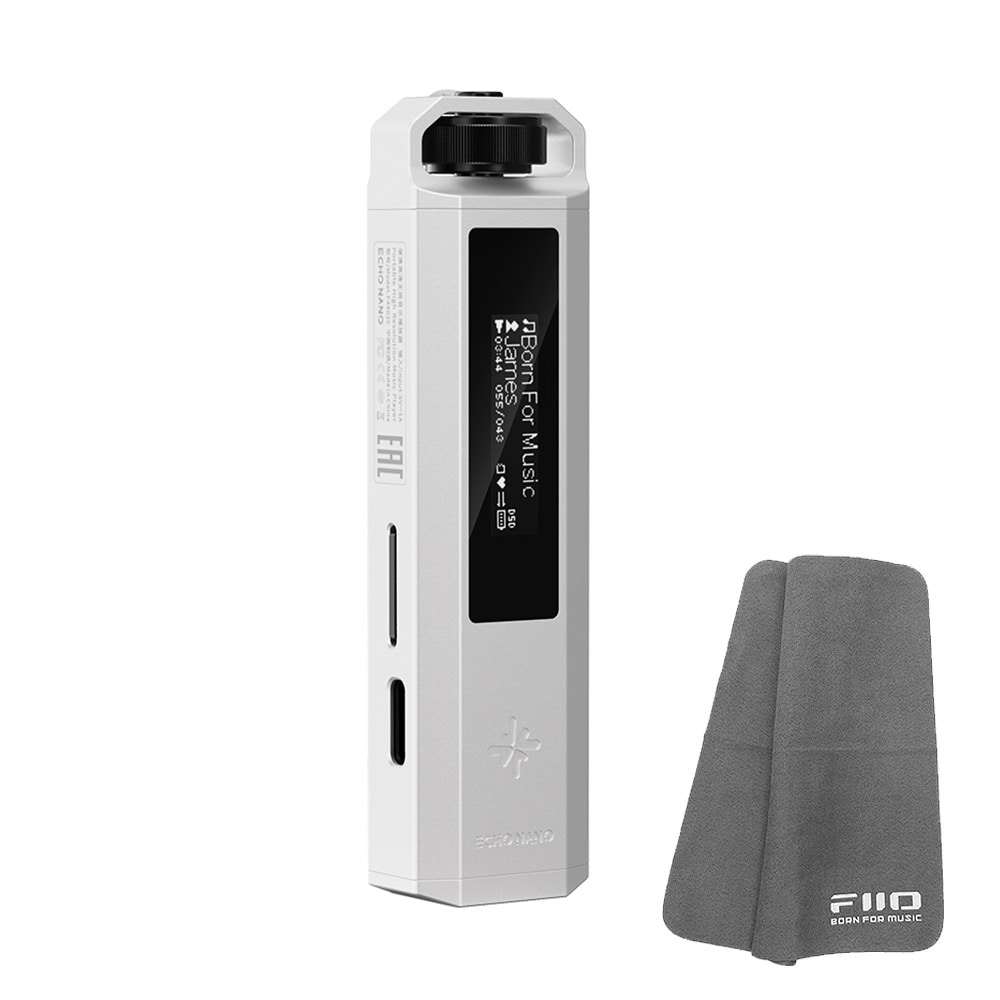 《8/7発売》 FIIO ポータブルオーディオプレーヤー Snowsky ECHO NANO ホワイト (FIO-SSENANO-W) 《ロゴ入りクロスプレゼント》