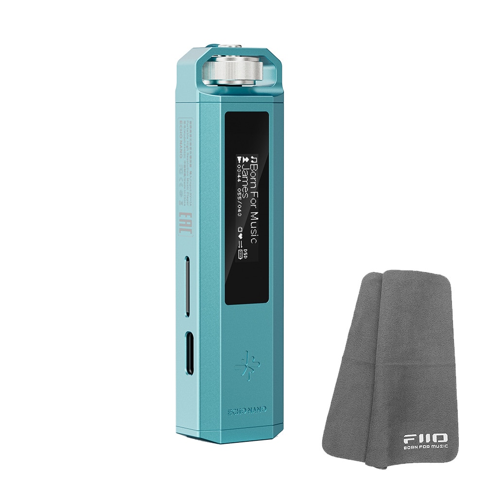 《8/7発売》 FIIO ポータブルオーディオプレーヤー Snowsky ECHO NANO ブルー (FIO-SSENANO-L) 《ロゴ入りクロスプレゼント》