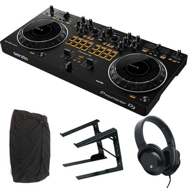 Pioneer DJコントローラー DDJ-REV1 + ヘッドホン KHP-001 + PCスタンド + ダストカバー セット